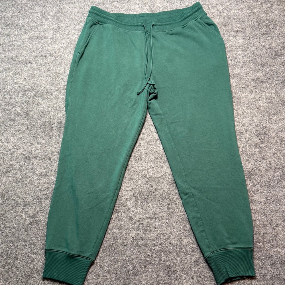 VINEYARD VINES Green Jogger Sweatpants Fleece Lined Lounge Pants Medium